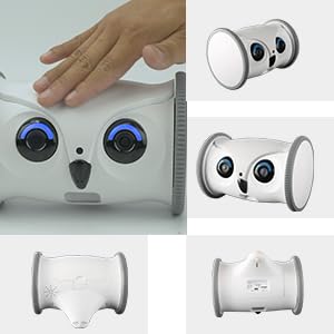 Owl Robot: 1080P Full HD Pet Camera with Treat Dispenser