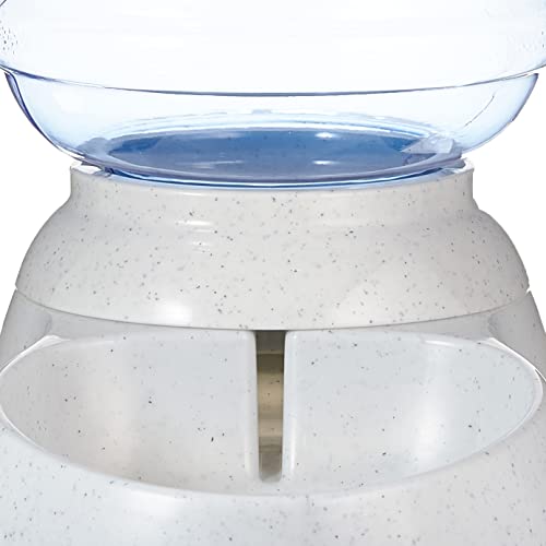 Gravity Pet Water Dispenser for Cat, Dog, 1 Gallon Capacity, Gray