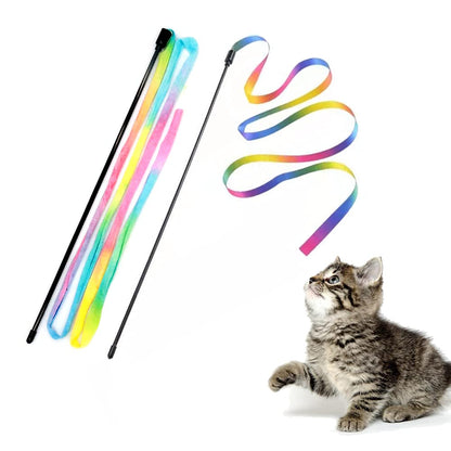 Interactive Cat Rainbow Wand Toys - 2 Packs