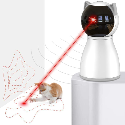 Laser Cat Toys for Indoor Cats,The 4th Generation Real Random Trajectory Motion