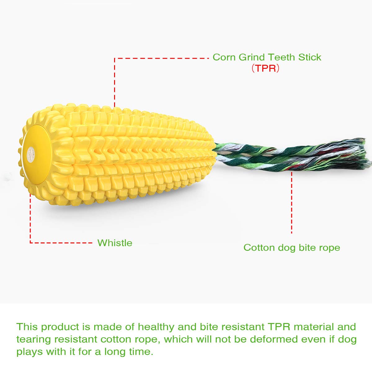 Dog Chew Toys for Aggressive Chewers, Indestructible Tough Durable Squeaky Interactive Dog Toys