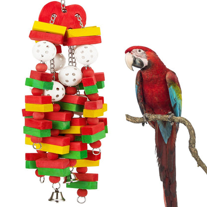 Large Bird Parrot Toys for Cockatoos African Grey