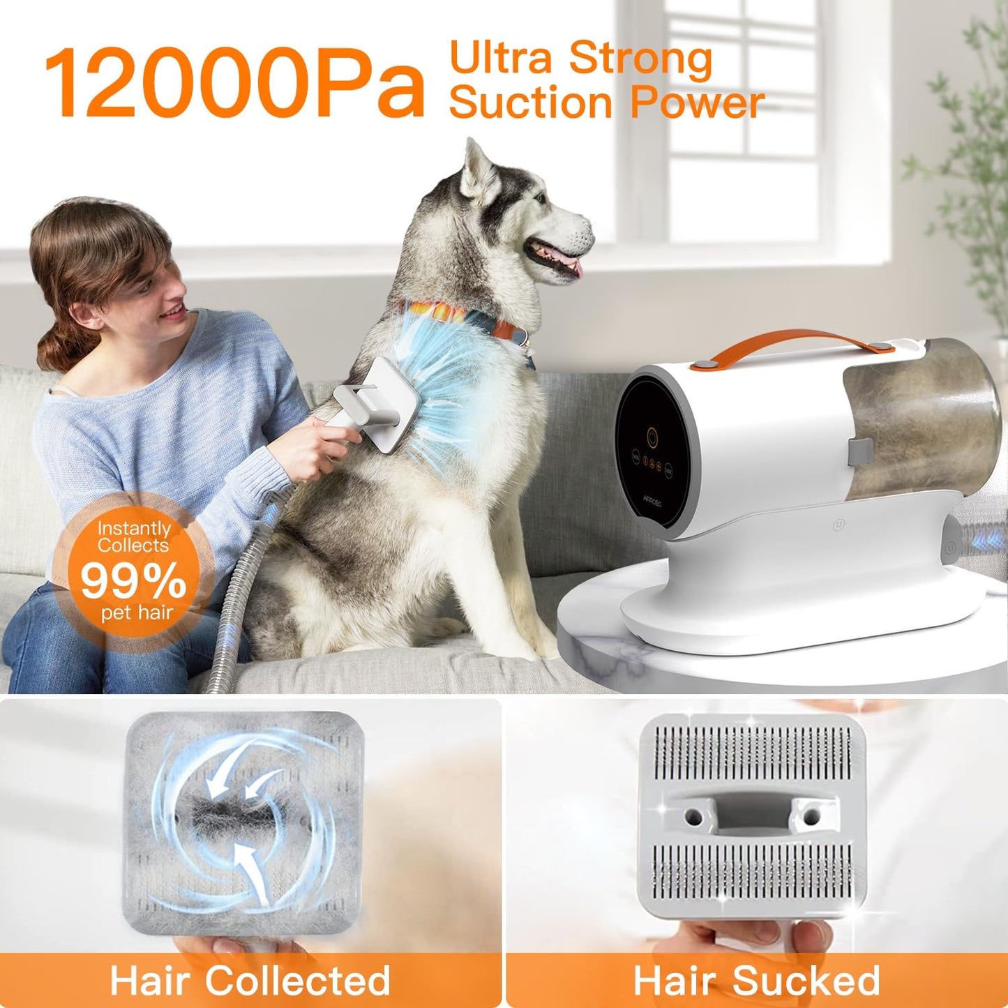 Dog Grooming Vacuum, Dog Grooming Kit