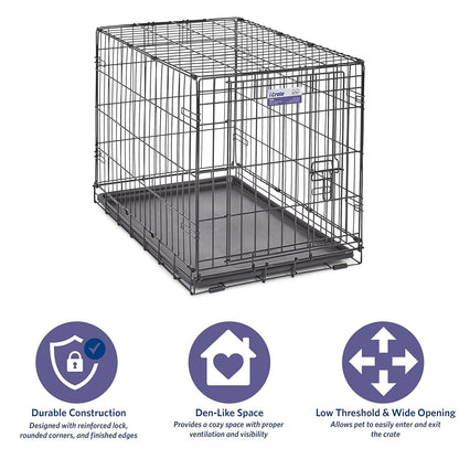 Newly Enhanced Single Door iCrate Dog Crate