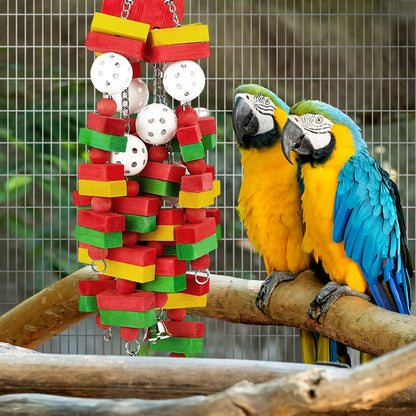 Large Bird Parrot Toys for Cockatoos African Grey