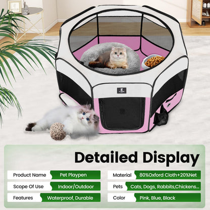 Playpen Portable Pet Play Pens for Puppies