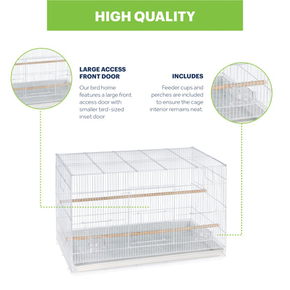 Prevue Pet Products Flight Cage Metal Steel Bird Crate