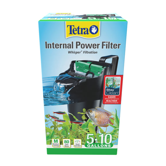 Whisper Internal Power Filter 5 To 10 Gallons, For aquariums