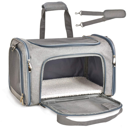 Cat, Dog Carrier for Small Medium Cats Puppies up to 15 Lbs,