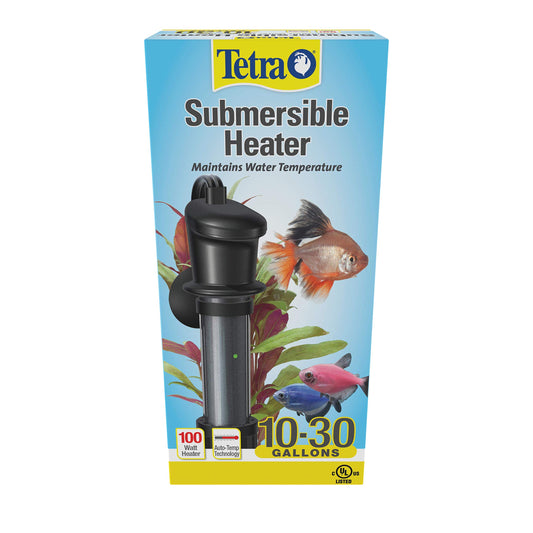 Submersible Aquarium Heater With Electronic Thermostat, 100-Watt, Multicolor, 10-30 Gallon