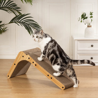 Shape Cat Scratcher, 26.8 Inch Cat Scratchers for Indoor Cats