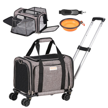 Airline Approved Pet Carrier with Wheels