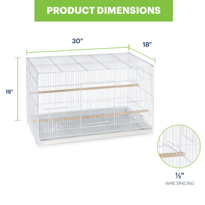 Prevue Pet Products Flight Cage Metal Steel Bird Crate