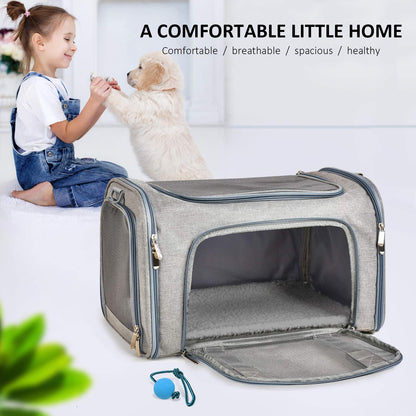 Cat, Dog Carrier for Small Medium Cats Puppies up to 15 Lbs,